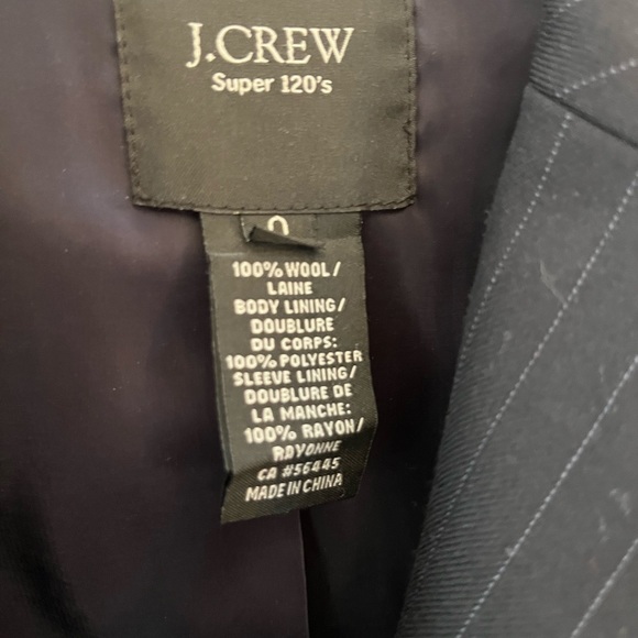 Jcrew super 120s pinstripe blazer - Picture 4 of 4